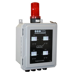 Otis Instruments OI-6400 4-Channel Fixed Gas Detection System