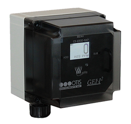 Otis Instruments OI-6900 The Cube non-explosion proof dual-battery powered wirefree sensor assembly with optional radio and relays