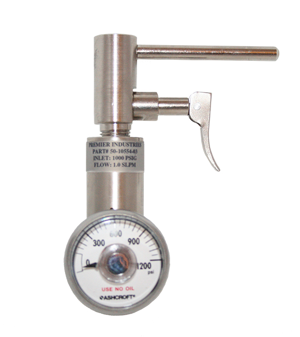 70-TRIGGER Gasco Trigger regulator for bump-testing with 0.5 LPM flow rate