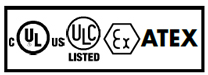 UL,ULC,EX,ATEX Certification Logos
